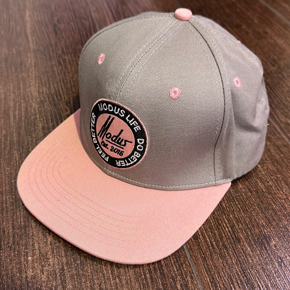 Pink/Gray Snapback
